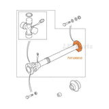 RUBBER PROPSHAFT FIXING RING REAR