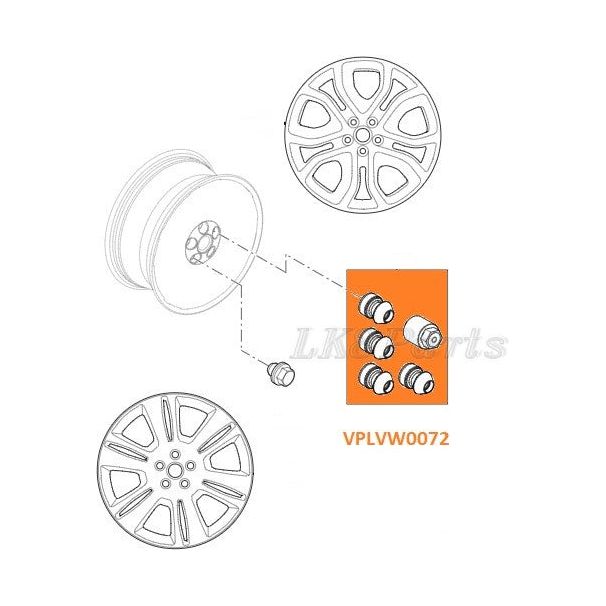 Gloss Black Finish Locking Wheel Lug Nut Set Genuine – Lucky8 Off Road