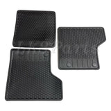 Defender L663 90 - Front Black Rubber Floor Mats Genuine