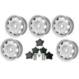 Genuine Land Rover 18" White Steel Wheel Kit - Set of 5