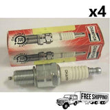 Champion Engine Spark Plug Set x4