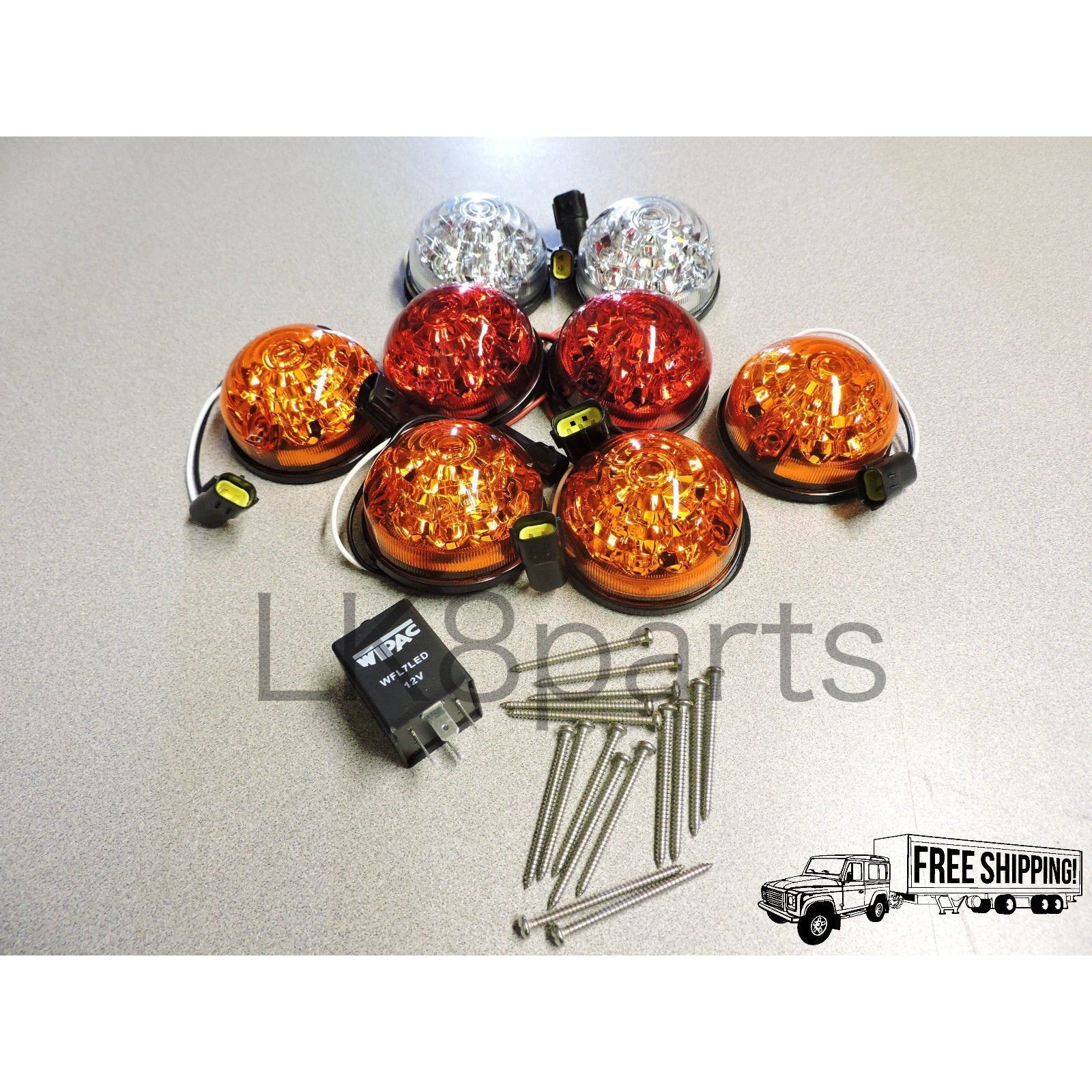 Defender 73mm WIPAC LED Upgrade Lamp Kit – Lucky8 Off Road