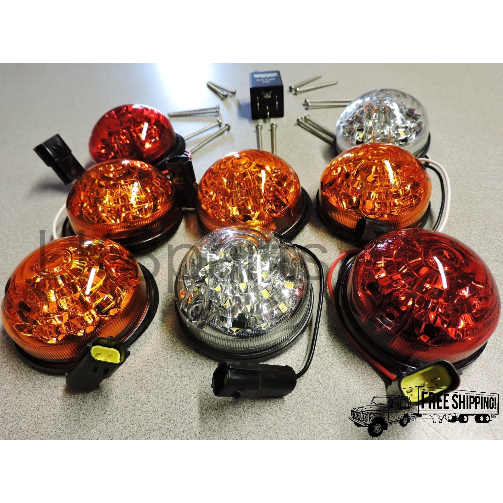Defender 73mm WIPAC LED Upgrade Lamp Kit – Lucky8 Off Road