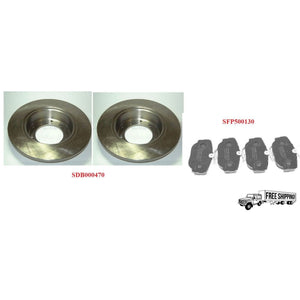 REAR ROTOR DISC & PAD SET