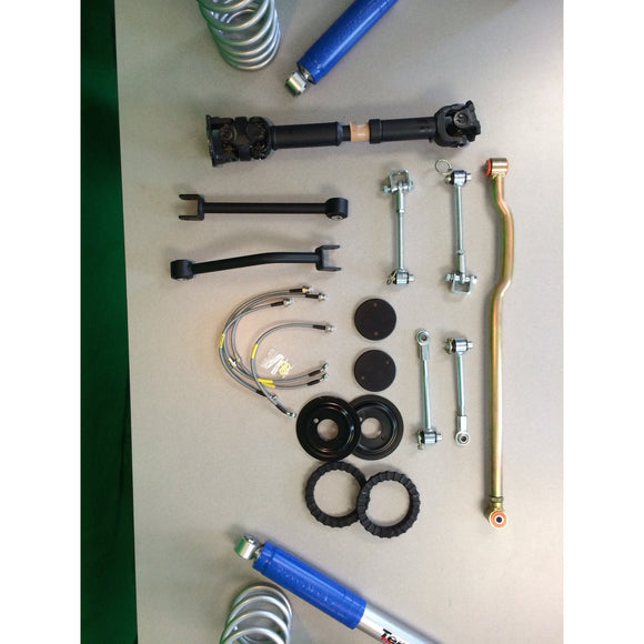 Atlantic British 2.5-Inch Spare Tire Lift Relocation Kit For Land Rover Discovery Series II 1999-2004