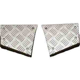 MAMMOUTH DEFENDER 90 REAR CORNER CHEQUER PLATES ANODIZED