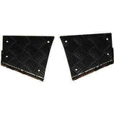 MAMMOUTH DEFENDER 90 REAR CORNER CHEQUER PLATES BLACK