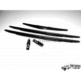 FRONT & REAR WIPER BLADE SET OF 3 & CLIPS