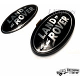 LAND ROVER FRONT GRILLE AND REAR TAILGATE BADGE SET GENUINE
