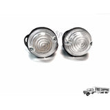 LAND ROVER SERIES CLEAR FRONT CONICAL LAMP ASSEMBLY SET OF 2