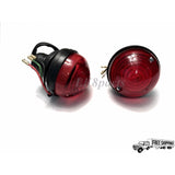 REAR LAMP ASSEMBLY- STOP & TAIL LIGHTS RED SET OF 2