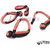 4 - SOFT SHACKLE RECOVERY SHACKLES - 9MM 18,000LB WORKING LOAD LIMIT!!