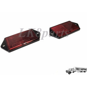 REAR REFLECTORS RED SET X2