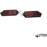 REAR REFLECTORS RED SET X2