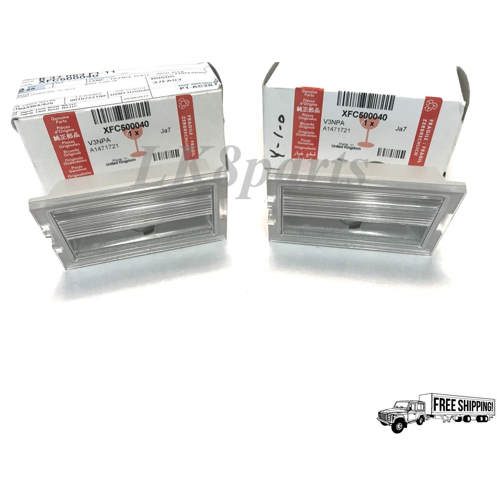 LICENSE PLATE LAMP - SET 2 GENUINE – Lucky8 Off Road