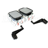 Genuine Side Door Exterior Mirror Glass and Arm Set