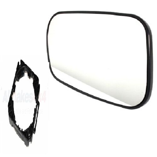DOOR MIRROR GLASS RH WITH MOUNTING CLIP