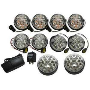 WIPAC Clear LED Deluxe Lens Lamp Upgrade Kit 73mm
