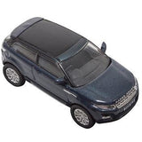 BALTIC BLUE RANGE ROVER EVOQUE 1:76 SCALE MODEL