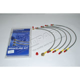 Extended Stainless Steel Braided Brake Hose Kit DA240340S
