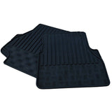 Front Black Rubber Floor Mat Set Pair