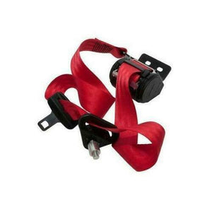 Truck Cab Defender OEM Red Seat Belt Type Approved LHS