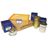 Britpart service kit DA6004 for Land Rover Td5 engines including oil, air, fuel, and rotor filters.