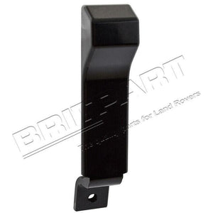 Door Lock Plunger Button Black Anodised Aluminium