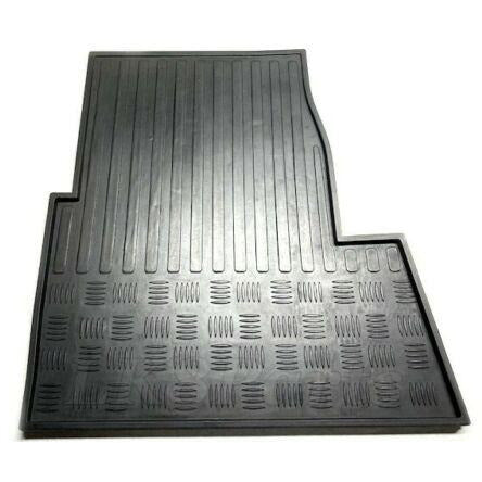 Black Fitted Molded Rubber Front Floor Mat Set