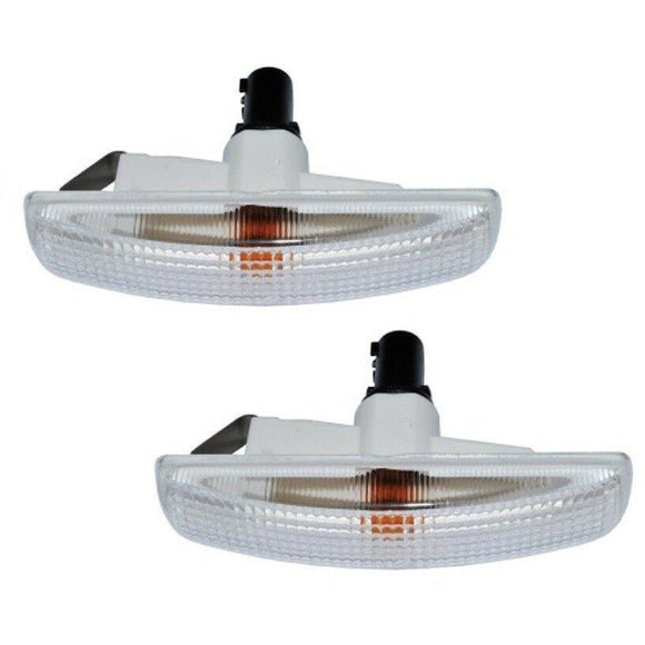 Genuine Clear Side Marker Repeater Lights Set 2