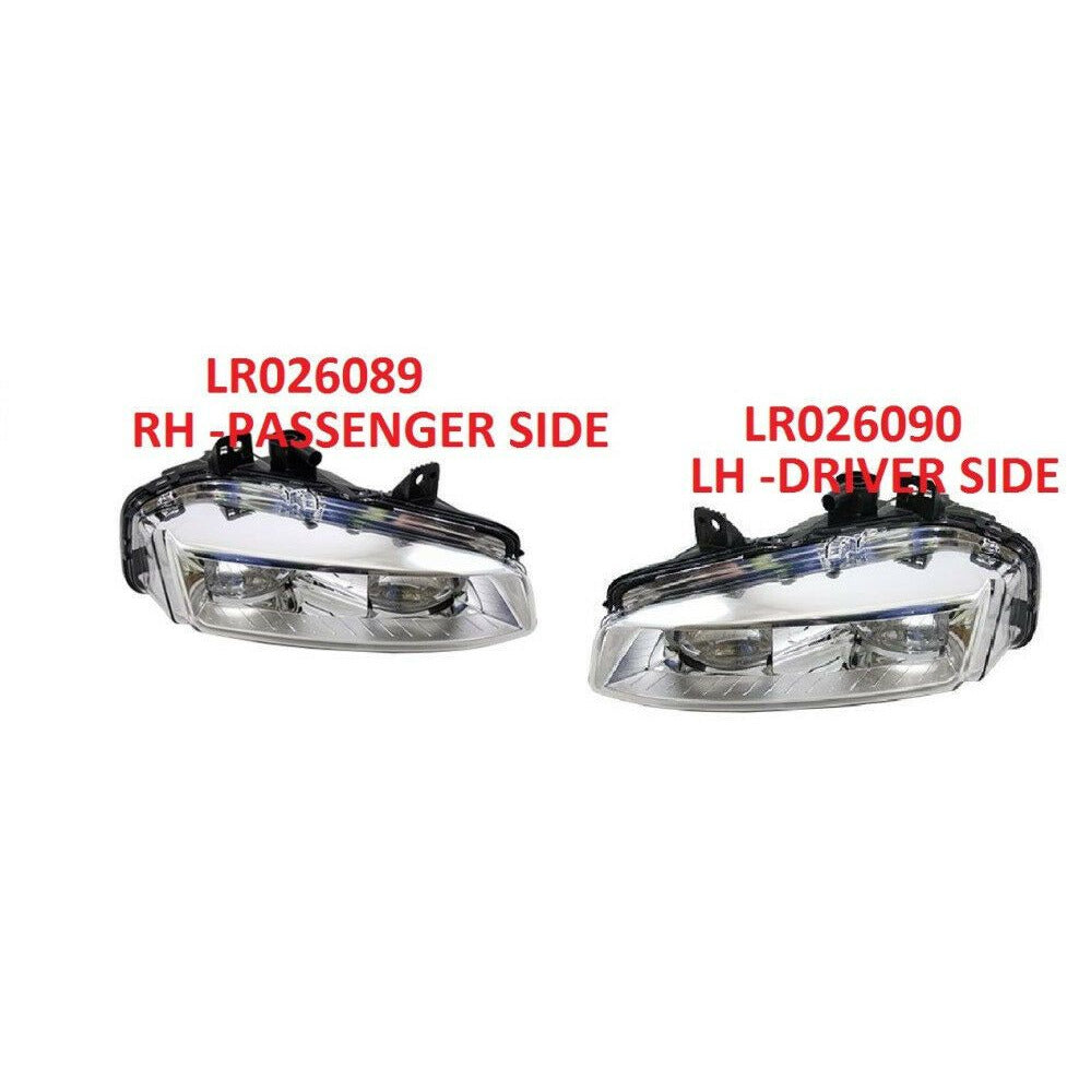 FRONT BUMPER FOG LIGHT SET PAIR RANGE ROVER EVOQUE LR026089 LR026090