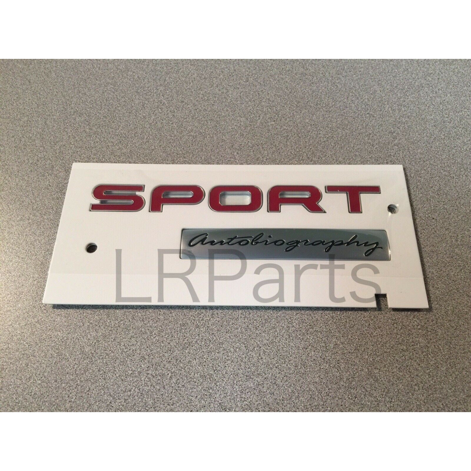 TDV8 Badge - Silver & Chrome Rear Boot Emblem For Land Rover Range Rover Vogue Sport