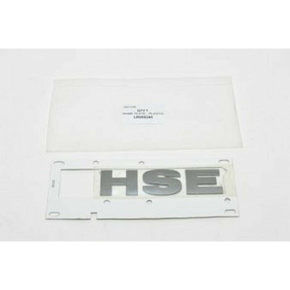HSE Tailgate Name Plate Badge Brunel Grey Genuine