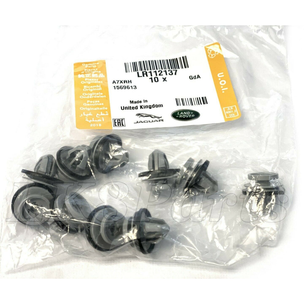 Land Rover Door Trim Molding Clip Set x10 Genuine LR112137 New Lucky8