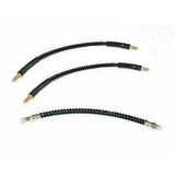 Front & Rear Brake Hose Flexi Pipes Set