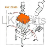 AIR FILTER BOX UPPER COVER LID GENUINE