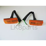 New Wing Side Repeater Indicator Light Lamp Set x2