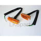 New Wing Side Repeater Indicator Light Lamp Set x2