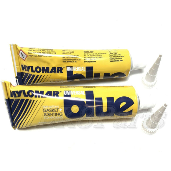 Set x2 Hylomar Universal Blue Gasket Sealer with Nozzle 100g Tube