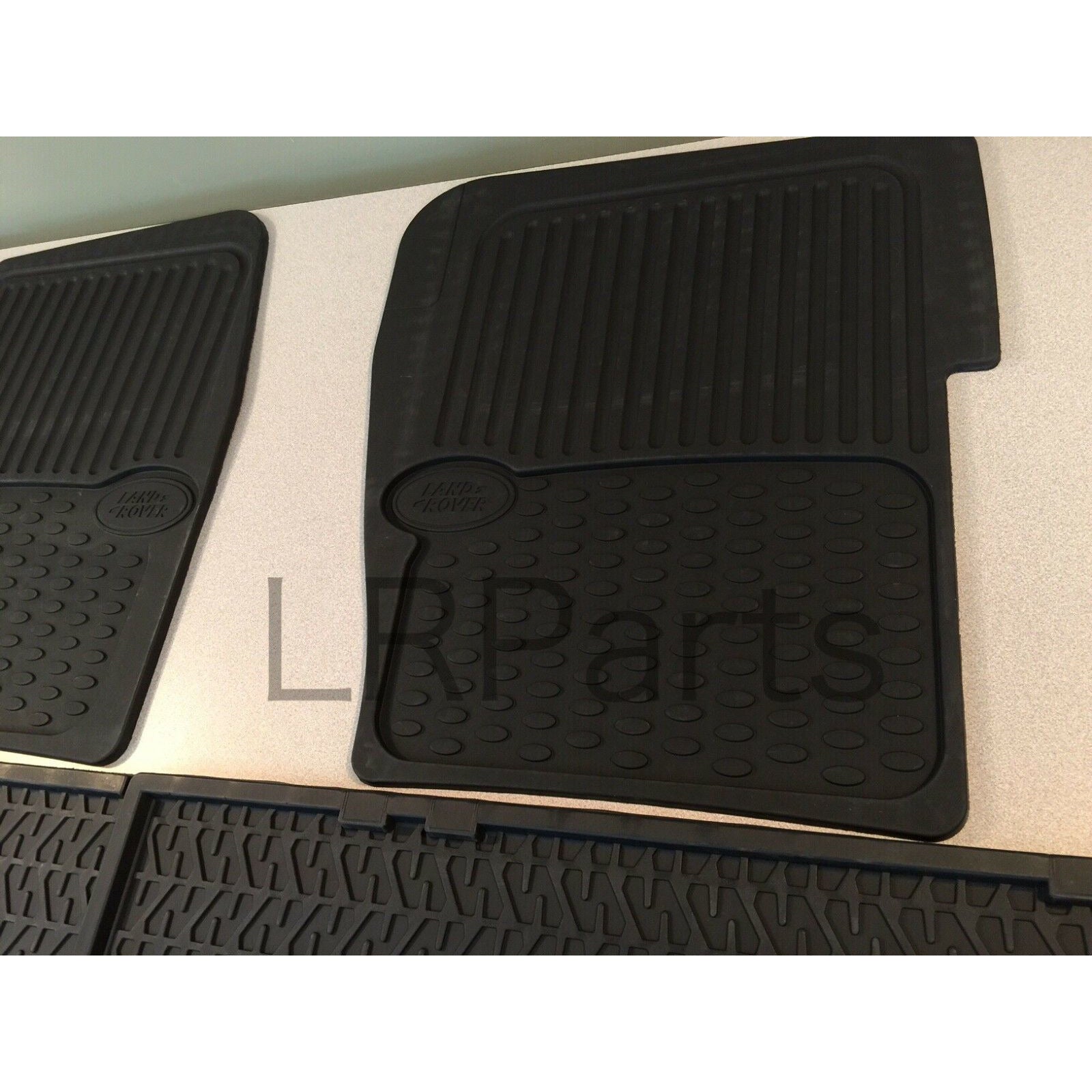 Defender (90 & 110) Front Rubber Floor Mats (Genuine Part # RTC8098AA)