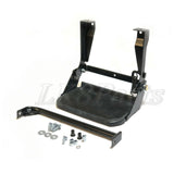 SINGLE FOLD DOWN RUBBER TOPPED BLACK SIDE STEP