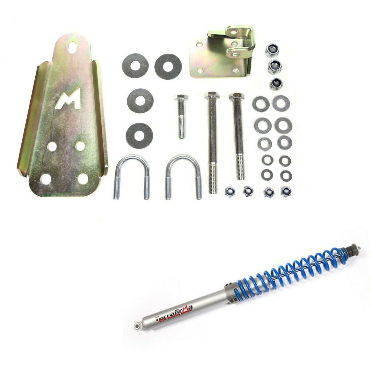 Terrafirma 4x4 Return to Centre Steering Damper & Relocation Kit
