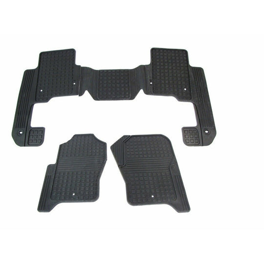 Front and Rear Rubber Floor Mat Set Lucky8 Off Road