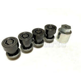 Gloss Black Finish Locking Wheel Lug Nut Set Genuine