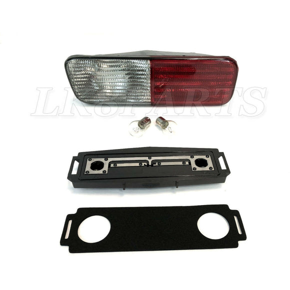 REAR BUMPER LIGHT XFB000730 WITH ELECTRICAL PLATE & BULBS