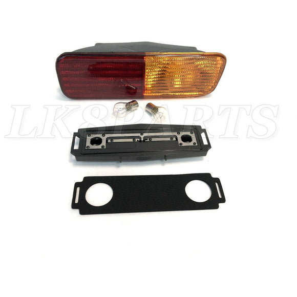 REAR BUMPER LIGHT XFB101480 WITH ELECTRICAL PLATE & BULBS