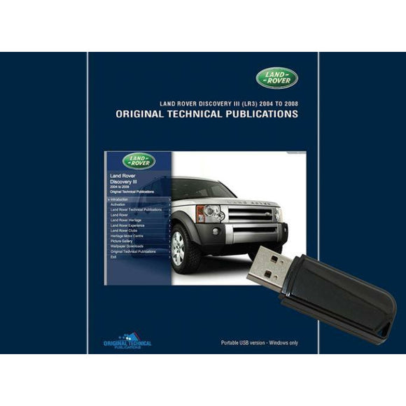 Land Rover Original Technical Service Publication LTP3016 LR3