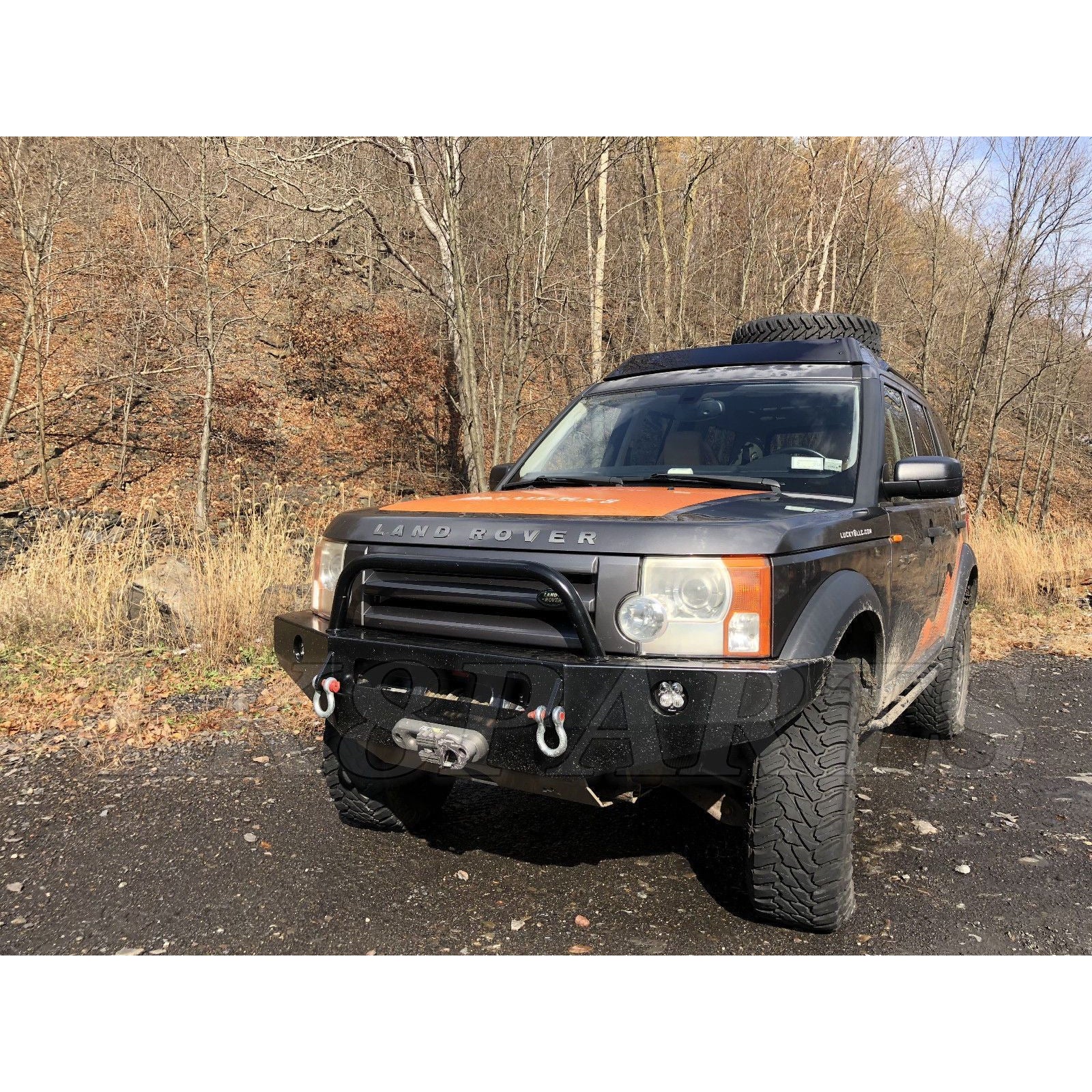 Lucky 8 Off Road CFE Steel Winch Bumper – Land Rover LR3 (2005
