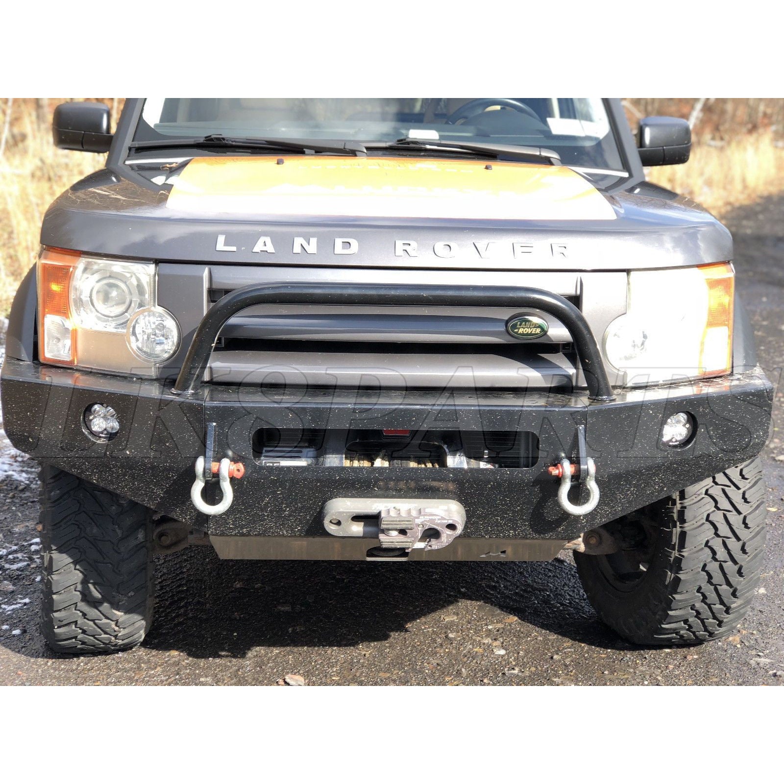 Lr3 Rear Bumper Lucky 8 Off Road CFE Steel Winch Bumper – Land Rover LR3 (2005–2009 ...