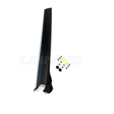 FRONT LH WINDSCREEN PILLAR FINISHER TRIM BLACK WITH CLIPS